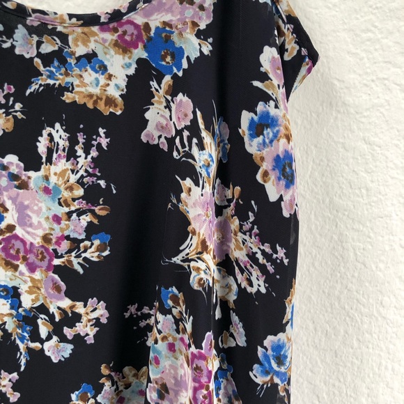 Show Me Your MuMu Bella Dress Navy Nana Floral - Picture 2 of 3
